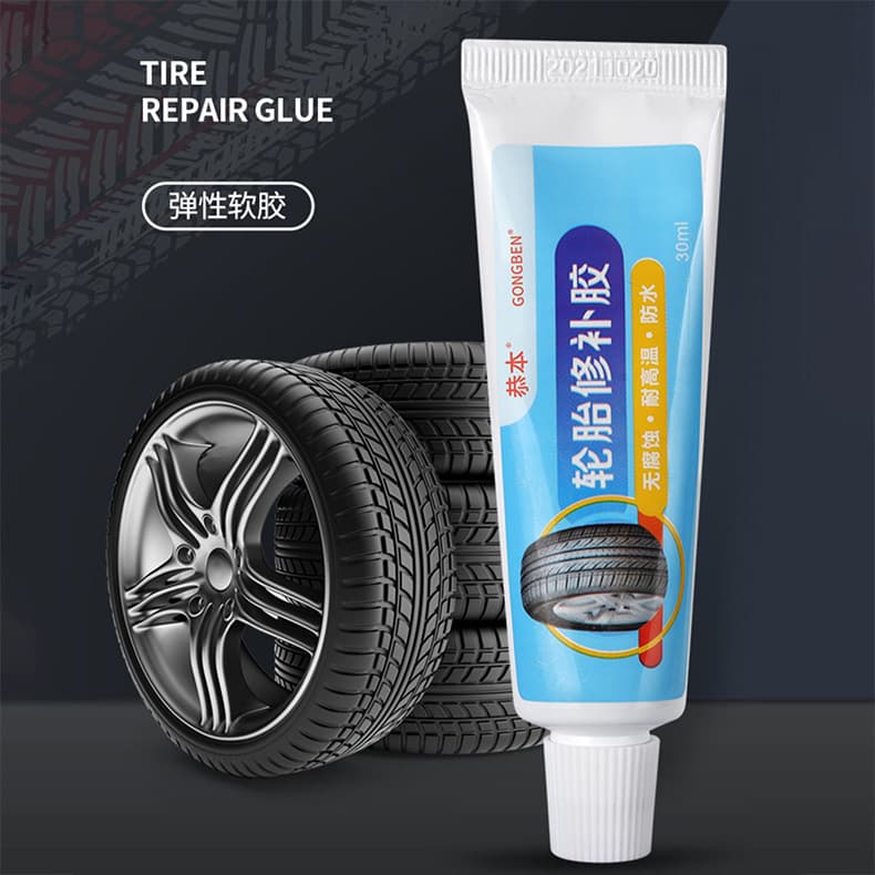 Tire Sealant for Electric Vehicle, Motorcycle, and Car Tubeless Tires, Self-Repairing Glue