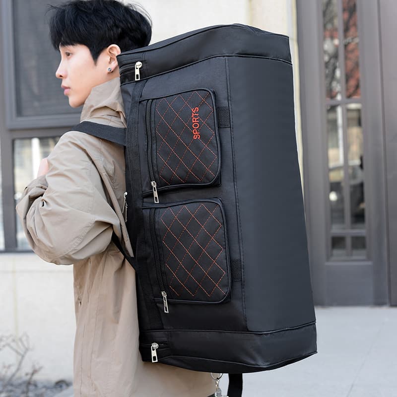 New Summer Oxford Fabric Travel Bag, Large Capacity Business Trip Luggage Organizer, Foldable Moving & Shipping Bag