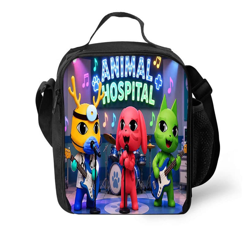 Wholesale Animal Hospital Games Primary and Secondary School Students Lunch Bag Animal Hospital Picnic Bag Ice Bag