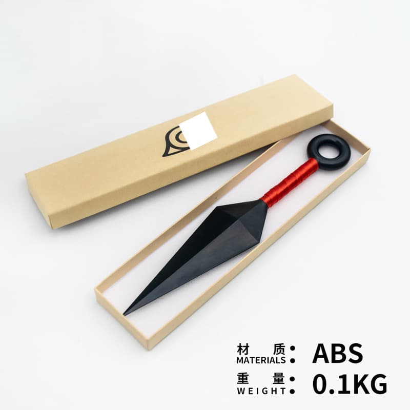 Kunai Anime Weapon Model Ninja Cosplay Collectible Throwing Dart Fourth Generation Plastic ABS Frog Wallet