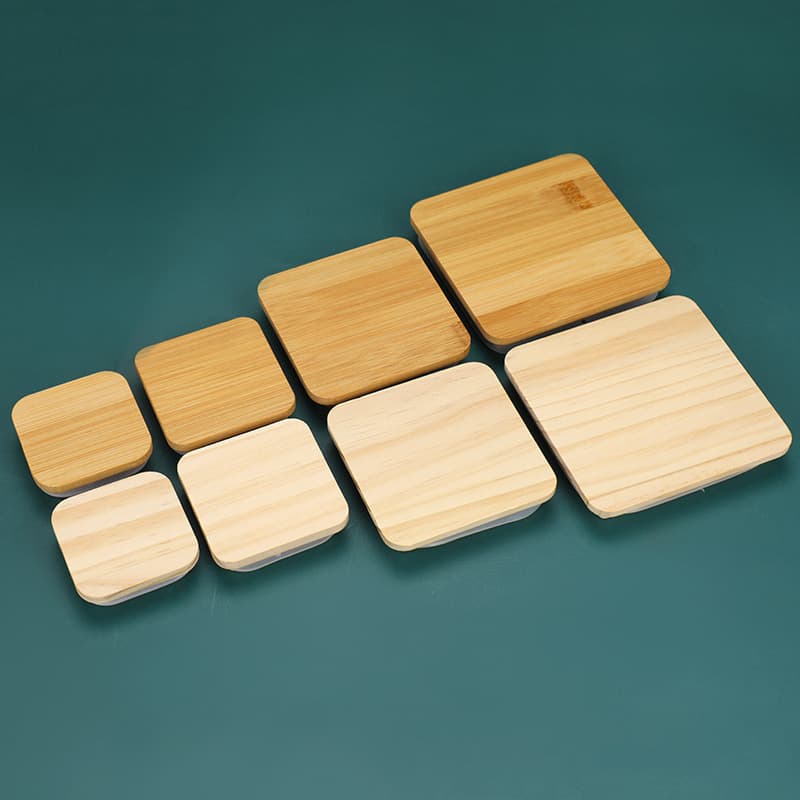 In Stock Simple Solid Wood and Bamboo Cup Lids in Various Sizes for Wholesale, Thickened Water Cup and Mug Lids with Sealing