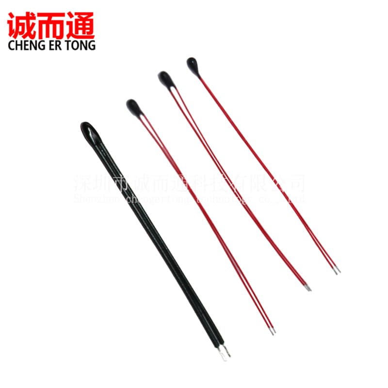 Thermistor NTC Negative Temperature Coefficient MF52B, 10K Temperature Control Sensor 3950 Probe, 100K Enameled Wire