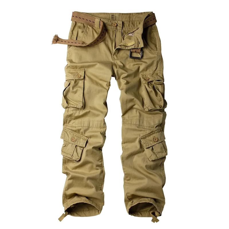 3D Pocket Cargo Pants Men, Multi-Pocket Loose Durable Casual Pants, Outdoor Long Trousers Large Size Straight-Leg Sportswear