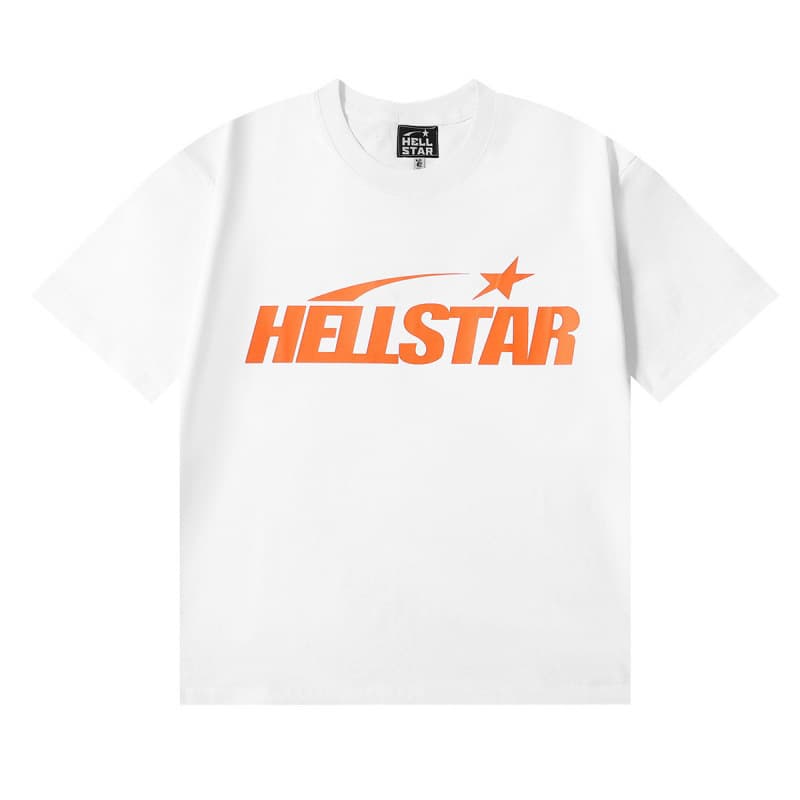 Cross-border Trade American Streetwear Hellstar Star Sports Family Cotton Casual Short Sleeve T-Shirt for Men and Women
