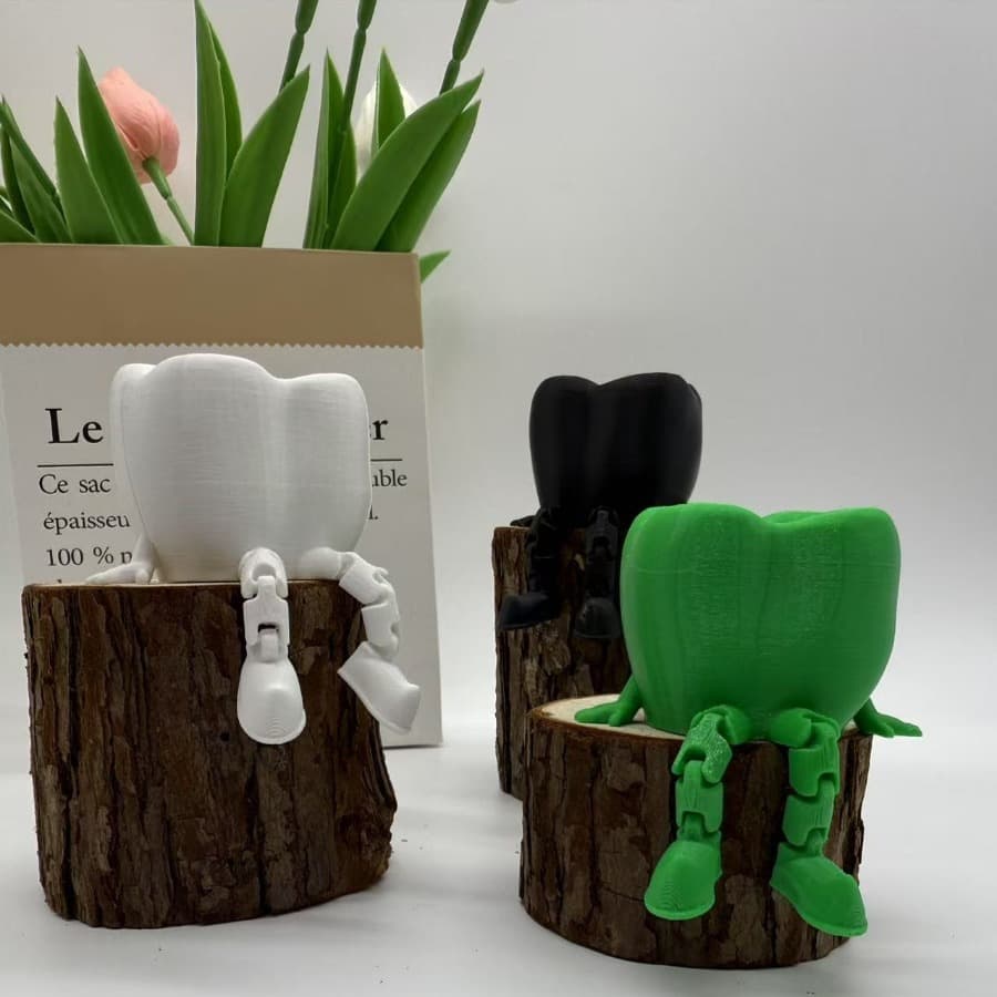 Cross-Border New Product Humorous Tooth Sculpture - Creative Dental Decoration, Fun Home Desktop Ornament