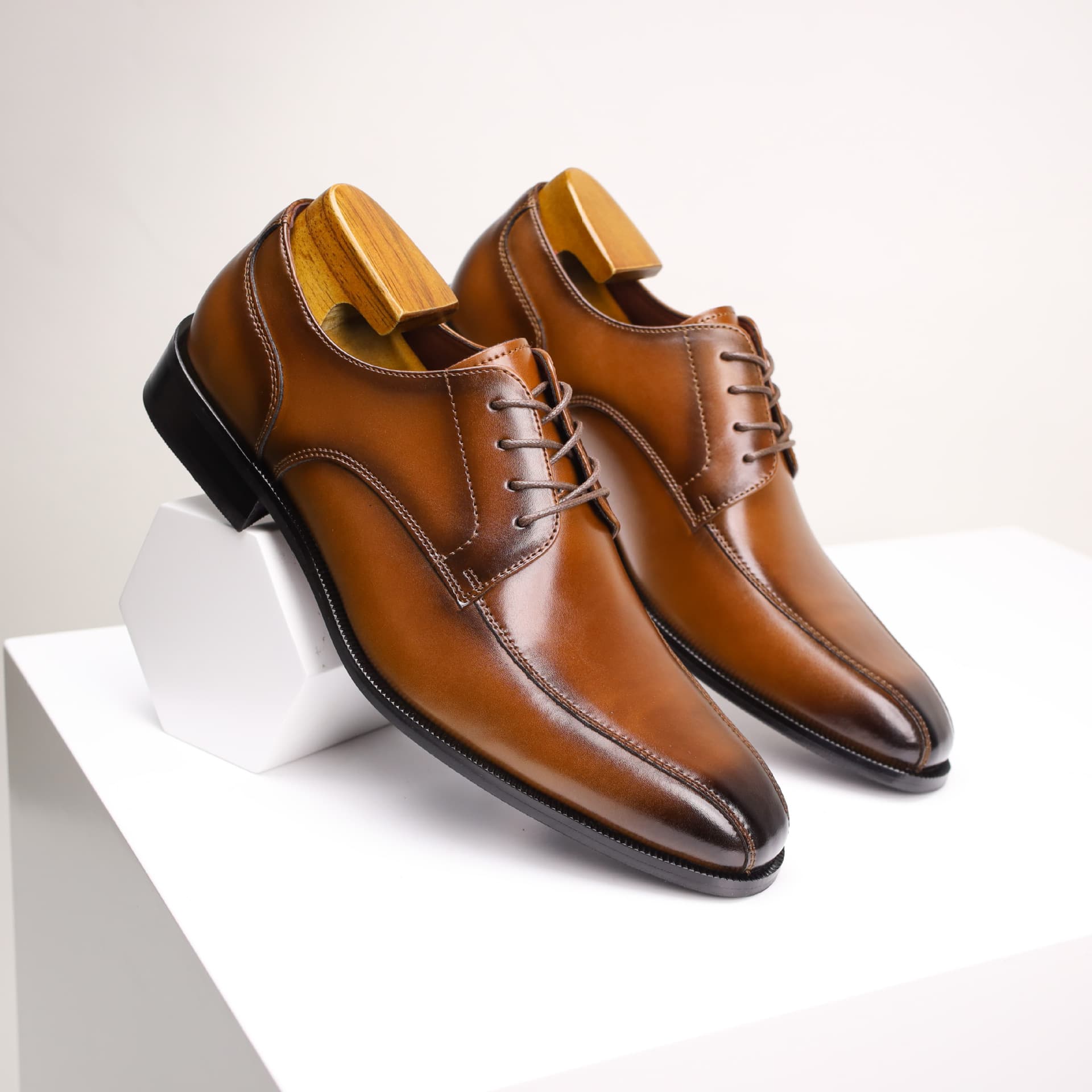 Japanese Cross-Border Spring Formal Men's Shoes Genuine Leather Business Vintage British Casual Cowhide Leather Shoes