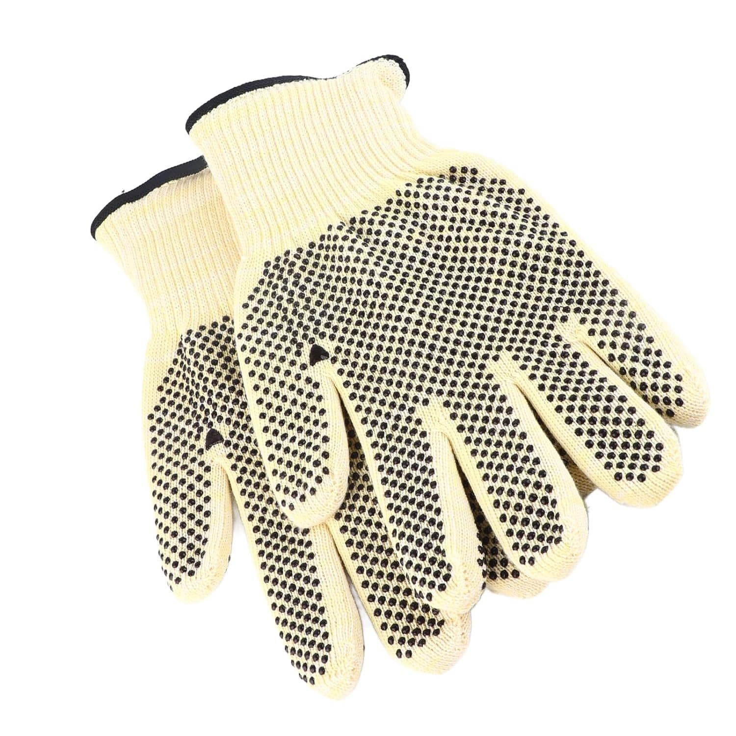 Factory Stock 10-Needle Aramid 1313 + Aramid 1414 Flame-Retardant Cut-Resistant Heat-Resistant up to 500 Degrees Insulated Gloves Wholesale