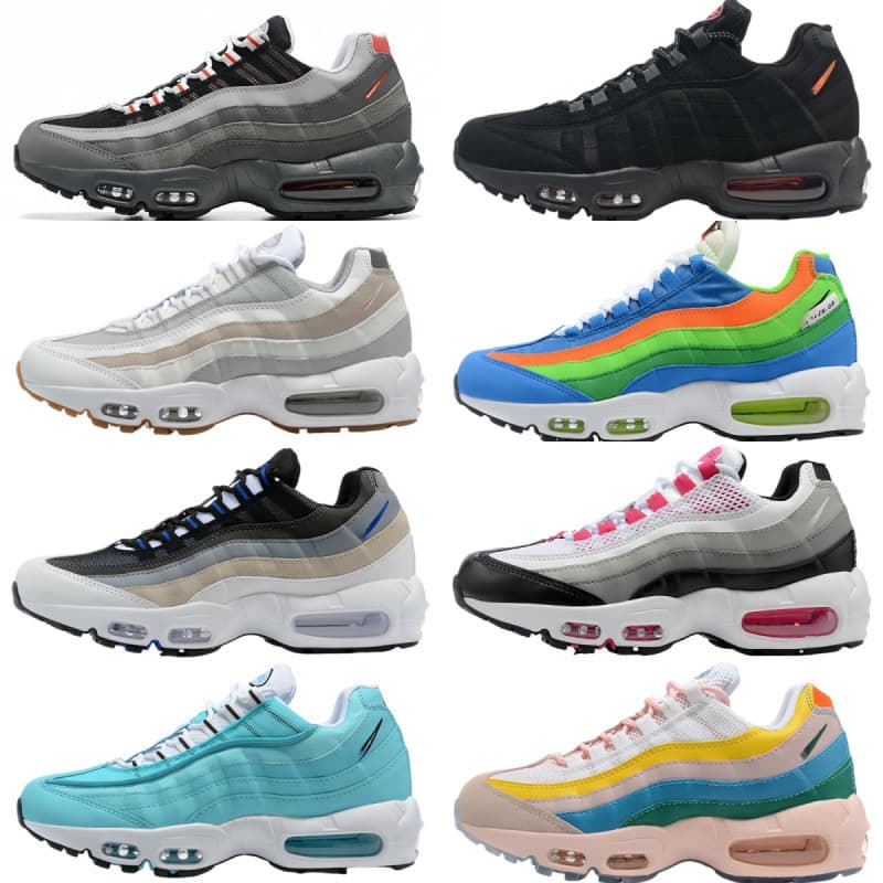 Wholesale Max95 Breathable Full-Length Air-Cushion Shoes for Couples, Shock-Absorbing Outdoor Men's Shoes, Height-Increasing Versatile Casual Large-Size Shoes