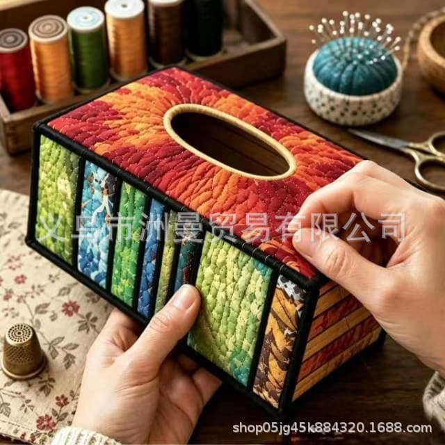 Cross-border Modular Book Tissue Box DIY Sewing Kit