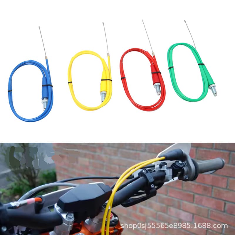 Off-road motorcycle ATV ATV modified 50CC-250CC large oil twist colorful throttle cable cable