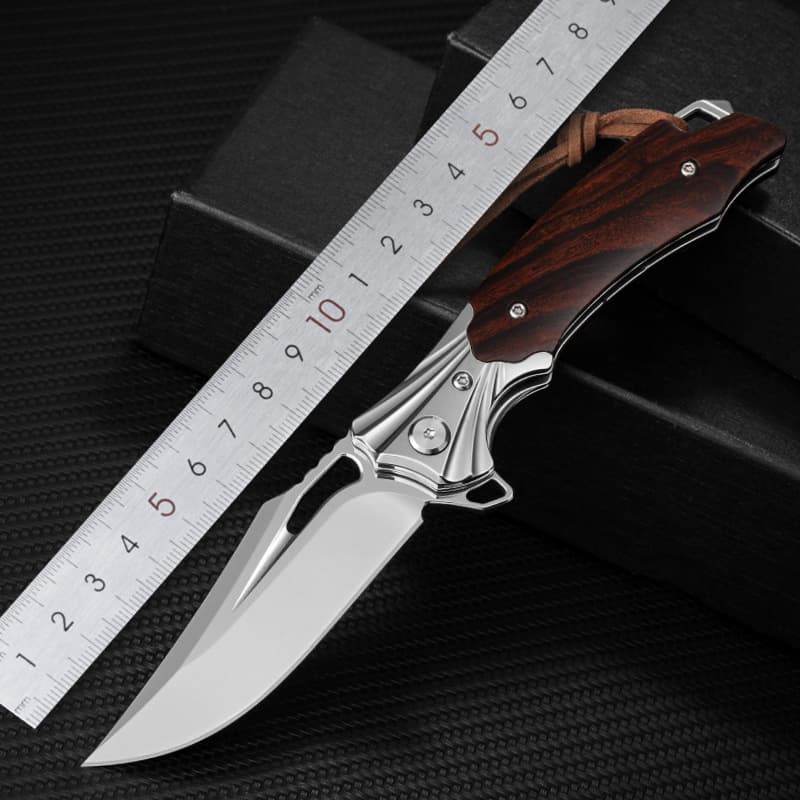 Domestic m390 folding knife, high hardness pocket knife, multi-functional knife, self-defense knife, outdoor collection knife, folding knife, fruit knife