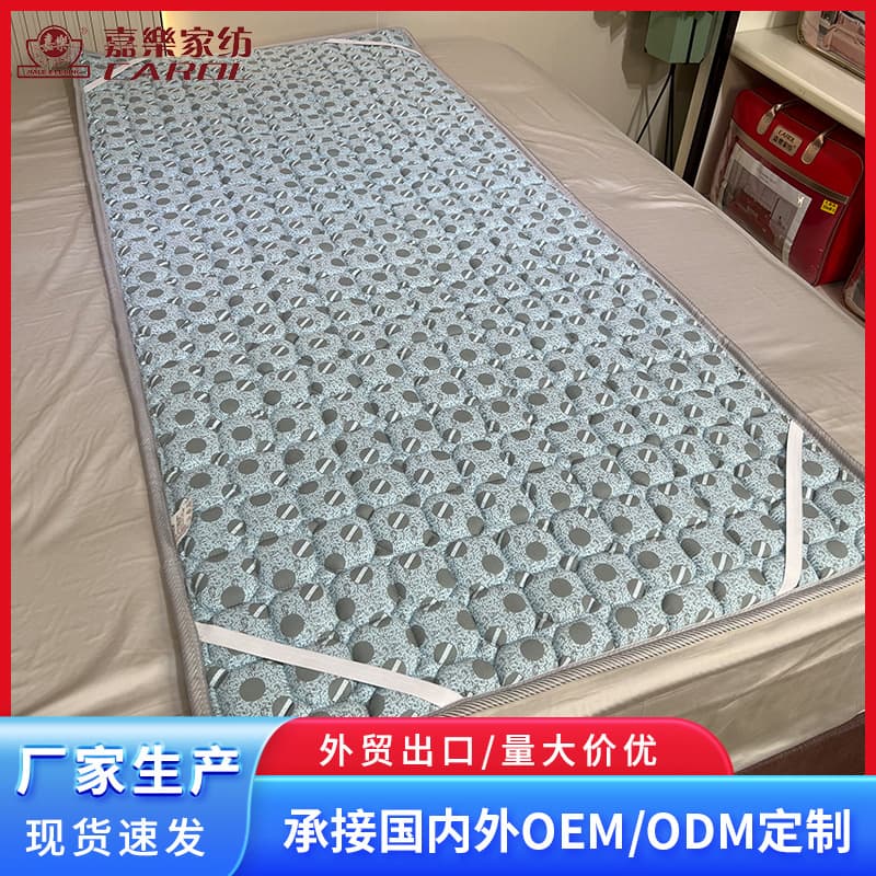 Ready stock wholesale student dormitory cotton padded mattress, single/double bed pad, foldable rattan mat, double-sided reversible cool mat pad
