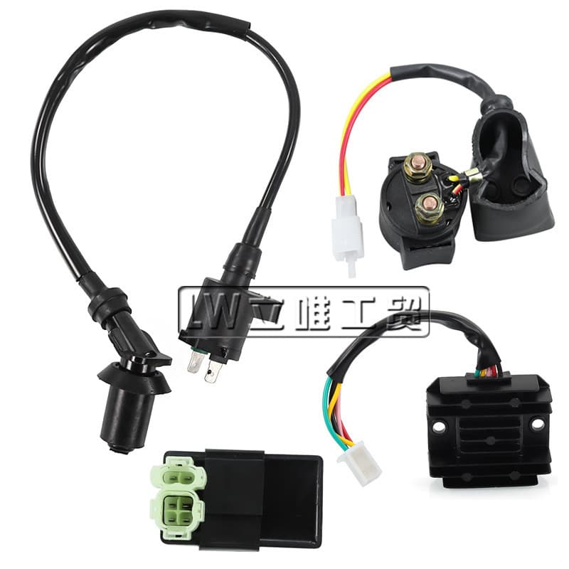GY6 electrical device complete set 125-150CC universal ATV igniter high voltage package ATV rectifier relay