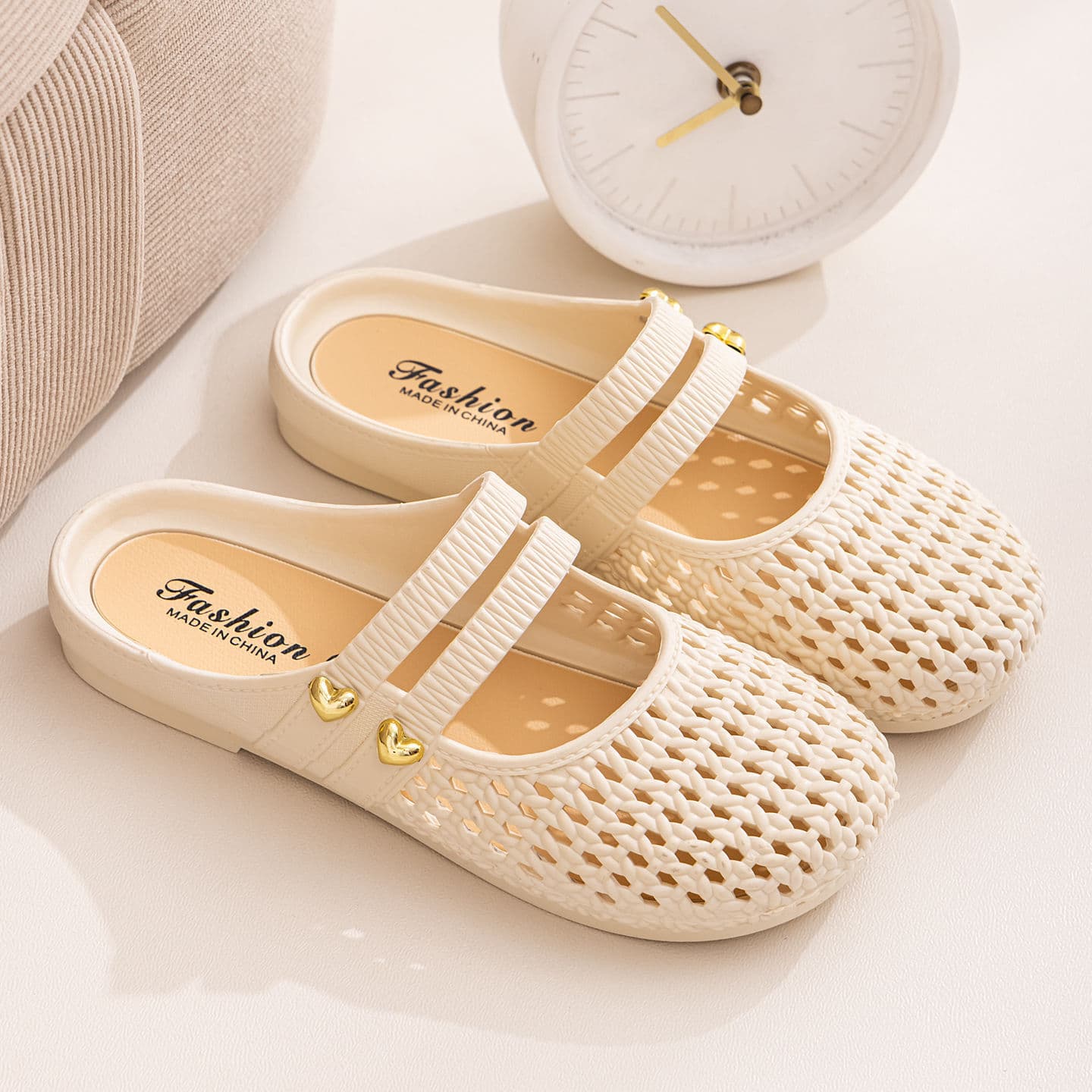 Women's Half Slippers Summer Outdoor Soft Sole Non-Slip Waterproof Beach Fashion Casual Durable Sandals