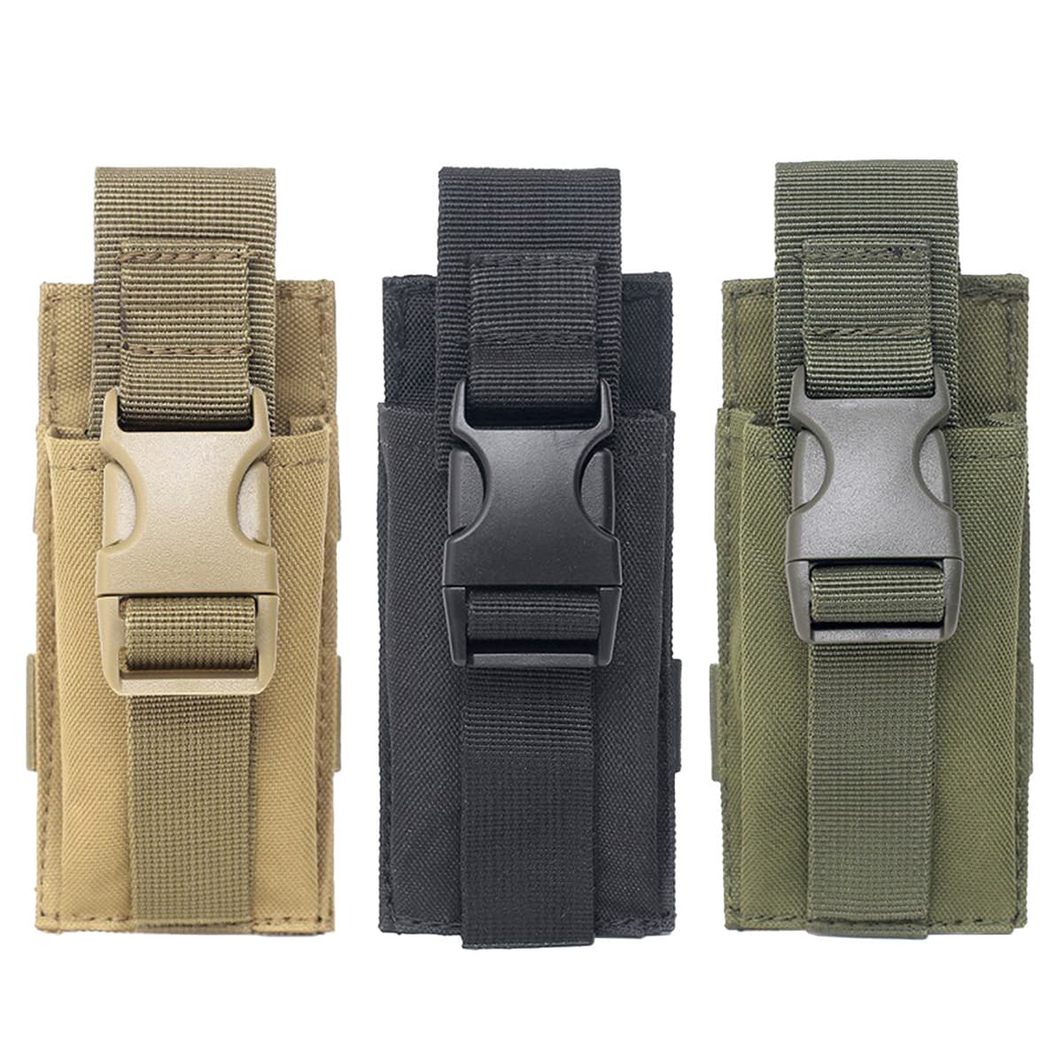 Outdoor Tactical Flashlight Pouch Multi-Functional Tool Pouch 92 94 Style Clip Pouch MOLLE System Attachment Bag