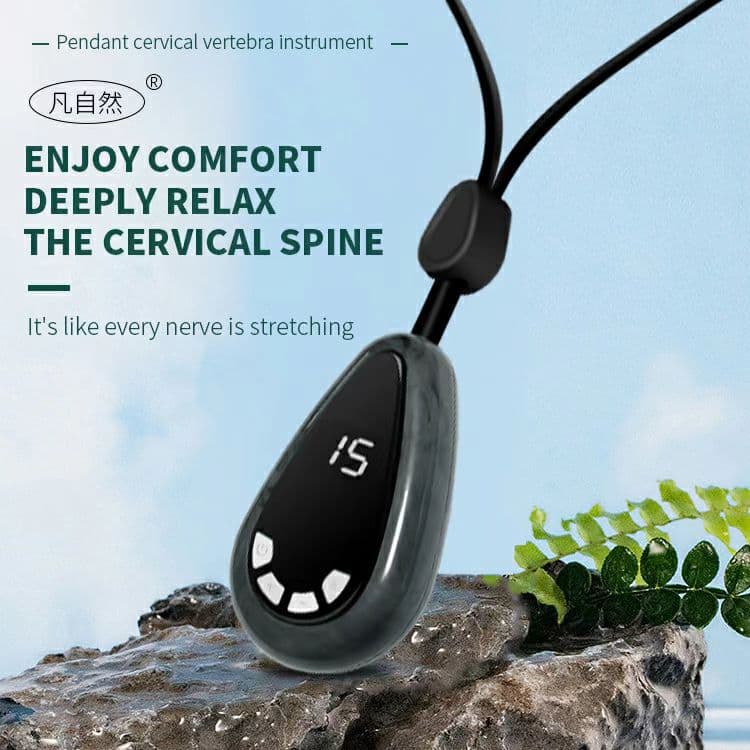 Cross-border Neck Pendant Cervical Massager, Neck Protector with Kneading, Heating, and Multifunctional Pulse Therapy