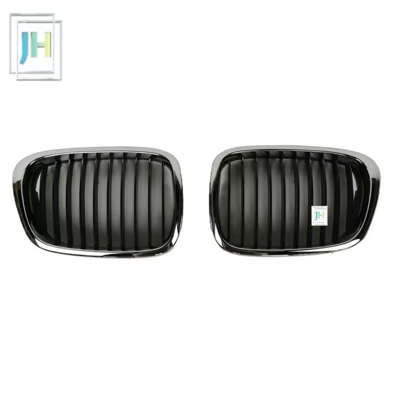 For BMW 5 Series E39 Grille Chrome Mesh Black 51137005837 51137005838