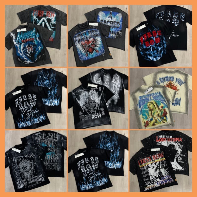European and American Style Men's Short-Sleeve T-Shirt, American-Style Loose Fit, Heavy-Duty High Street Style, Slipknot Band, Metal Rock, Vintage Loose Fit
