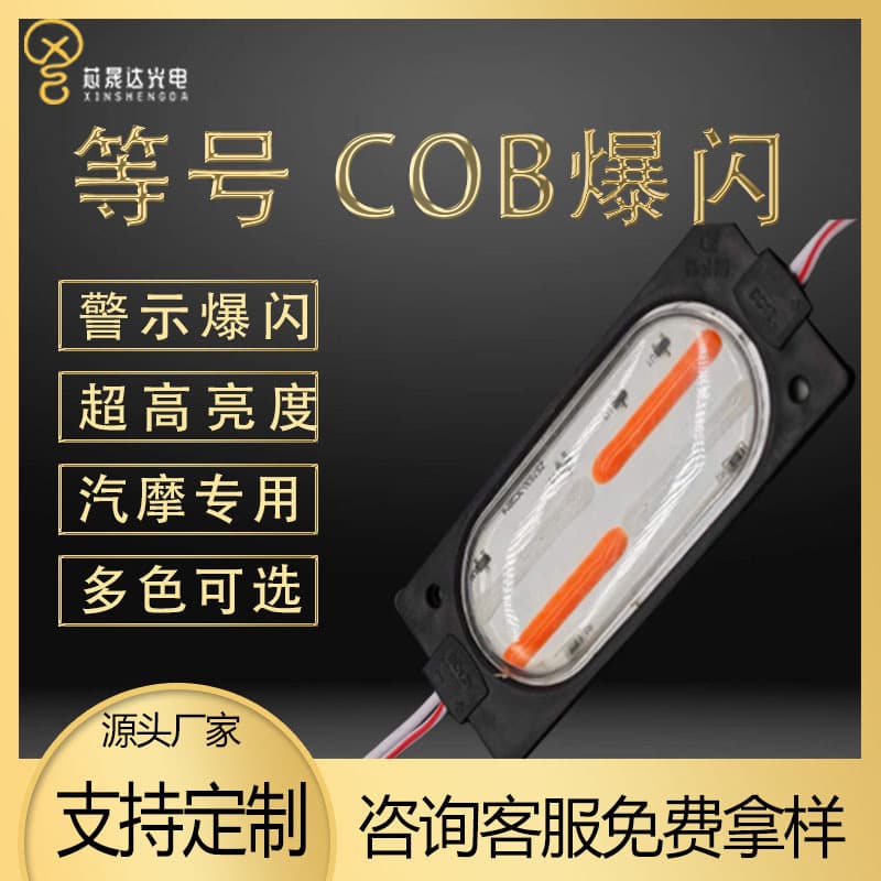 Yiwu LED Module Low Voltage 12V/24V High Brightness Red Blue Flashing Warning Decorative LED Advertising Module Light
