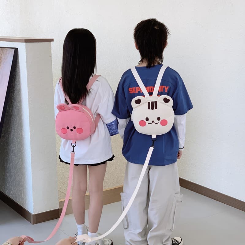 New Children's Cartoon Backpack Cute Toddler Anti-Lost Bag Fashionable Kindergarten Schoolbag Animal Girls' Backpack