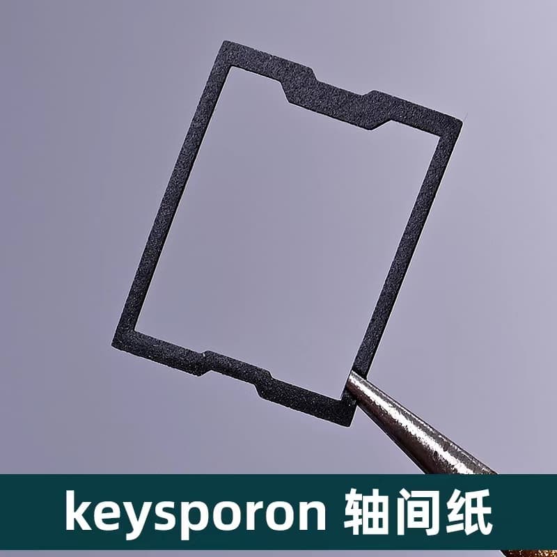PORON Switch Spacer Paper for Mechanical Keyboard, Foam Switch Spacer Pad for Switch Repair, Anti-Stick Switch Spacer Paper Sticker