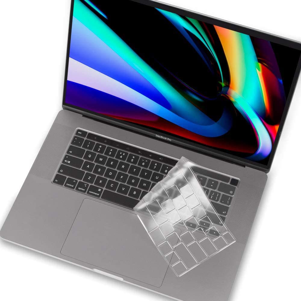 Silicone Keyboard Cover for MacBook Air 13, Pro 14, 15.3, Ultra-Thin Waterproof Protective Film for Apple Computers M5