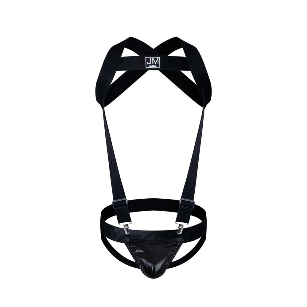 Men's Sexy Underwear Thong Adjustable Straps Elastic Shoulder Straps with Clips Versatile Briefs