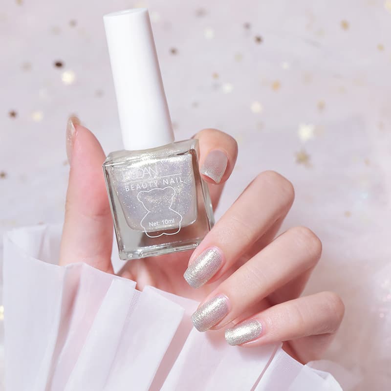 Trendy Nail Polish New Style No-Bake Long-Lasting Non-Peelable Oil-Based Nail Color Top Coat Nail Polish Wholesale
