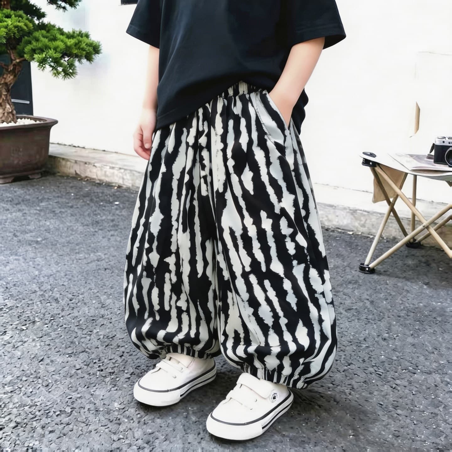 Boys Mosquito-Repellent Pants Thin Style Cool Trendy Toddler Drawstring Long Pants Loose Casual Summer New Children's Trousers