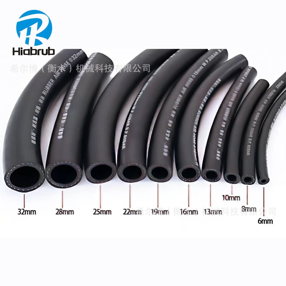 Factory batch fuel machine clamp line fuel hose diesel gasoline rubber fuel hose oil resistant clamp line rubber oil pipe