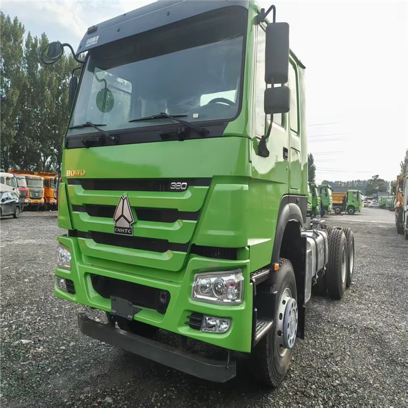 Used 6x4 semi-trailer tractor units available. 371 horsepower Howo semi-trailer tractor units.