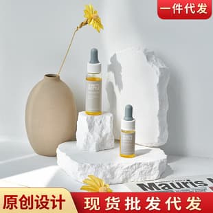 Nordic Style White Irregular Plaster Photography Prop Wholesale Jewelry Accessories Product Photography Shooting Background