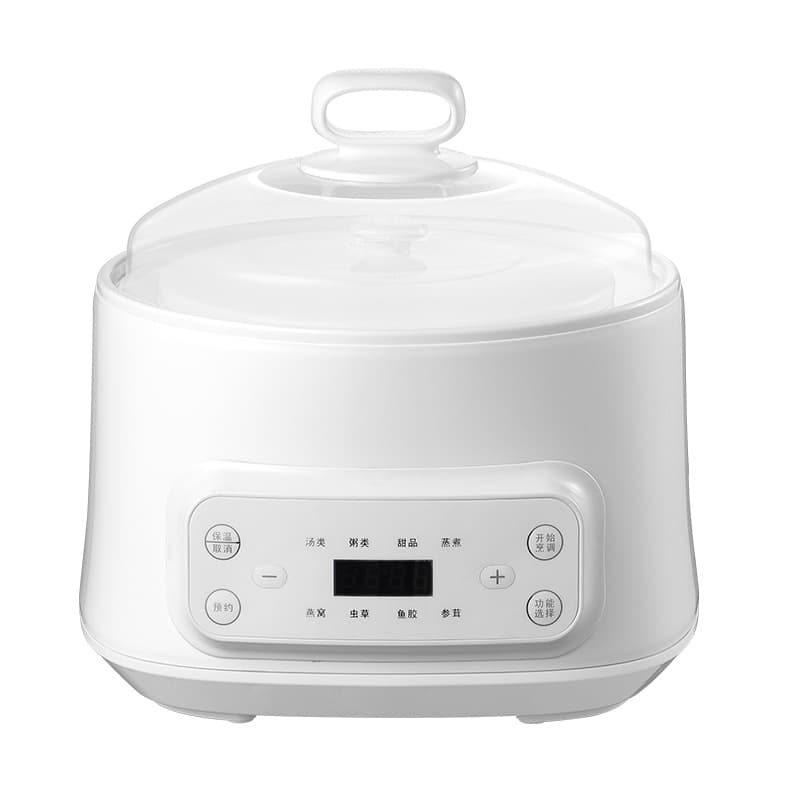 Drop Shipping 3L Household Large Capacity Multifunctional Preset Timer Ceramic Electric Stew Pot Health-Preserving Water-Bath Stew
