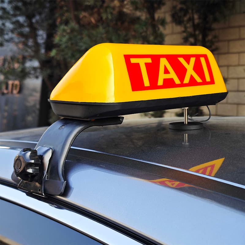 Waterproof Taxi Roof Light 12V Taxi Car Top Light Customizable LOGO for Cross-border Auto Accessories