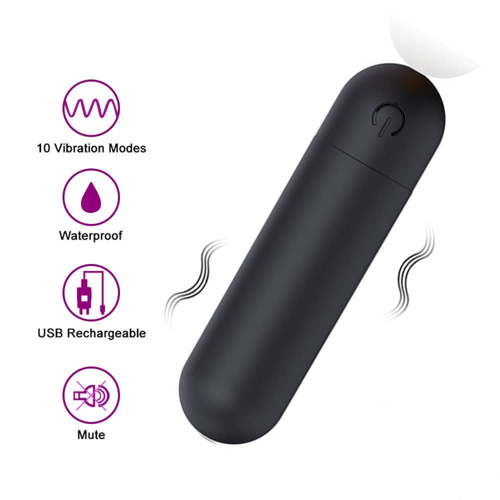 Portable Silent Massager Mini Charging Vibration Stick Multifunctional Full Body Massage Products Sensual Comfort Toy