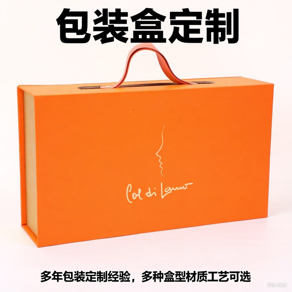 Scarf packaging box, custom corrugated box, airplane box, top and bottom cover gift box, custom high-end color box, companion gift box