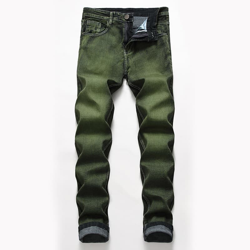 Cross-border Supply Jeans Men 2026 New European and American Stretch Big Size Casual Straight Pants Jeans Men