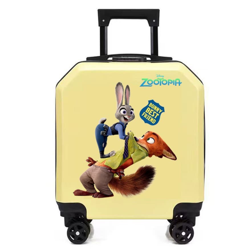 New Cartoon Kids Luggage with Trolley, Customizable Logo, Universal Wheels, Password Lock, Gift Carry-on Suitcase
