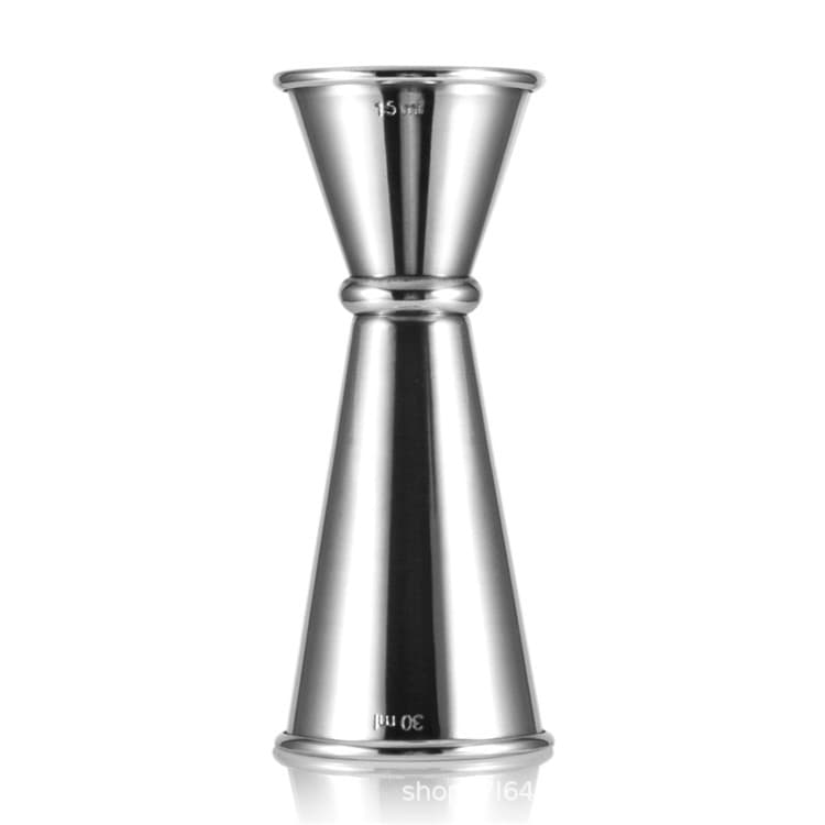Direct Sale Stainless Steel Japanese Small Jigger Cocktail Tool Double-Sided Measuring Cup 15/30ML