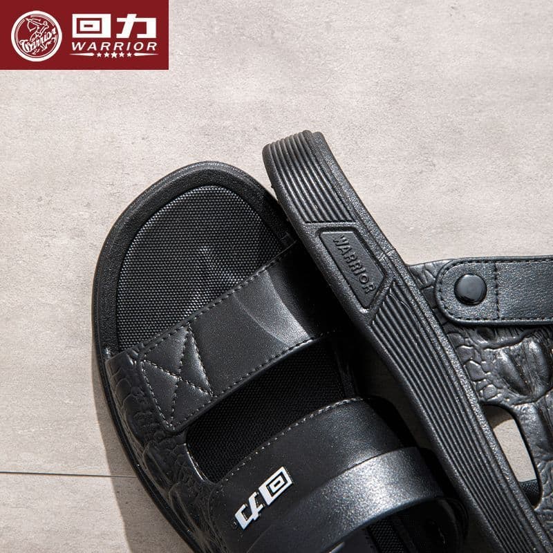 Warrior Men's Sandals Beach Sandals Summer Casual Driving Sandals Outdoor Slippers Driver Sandals
