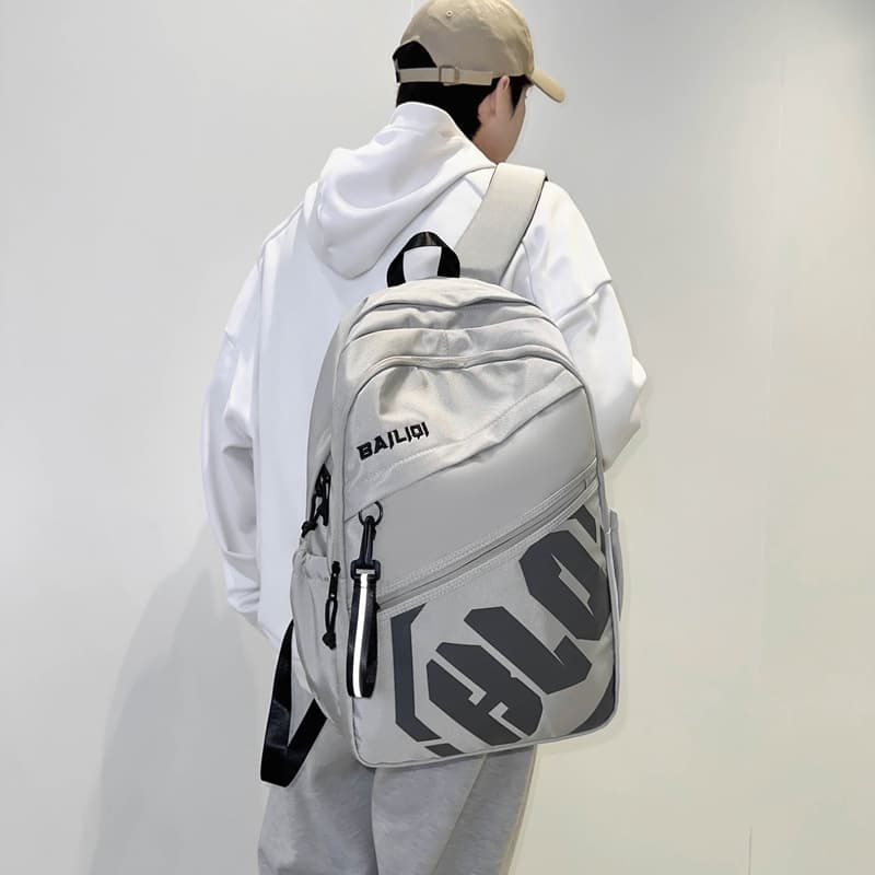 Schoolbags for boys 2025 new style for junior high school students and high school students, large capacity, strong and durable backpacks for women, high-looking backpacks for men