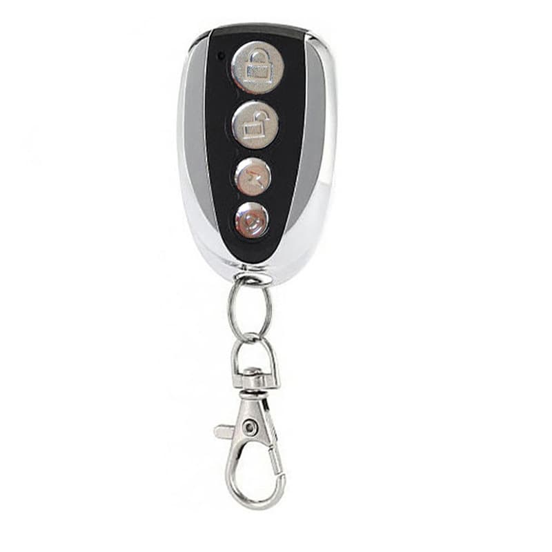 433MHz Copy Clone Remote Control Metal U-Shape Rolling Shutter Retractable Garage Door Key Copy Duplicate Wireless Remote