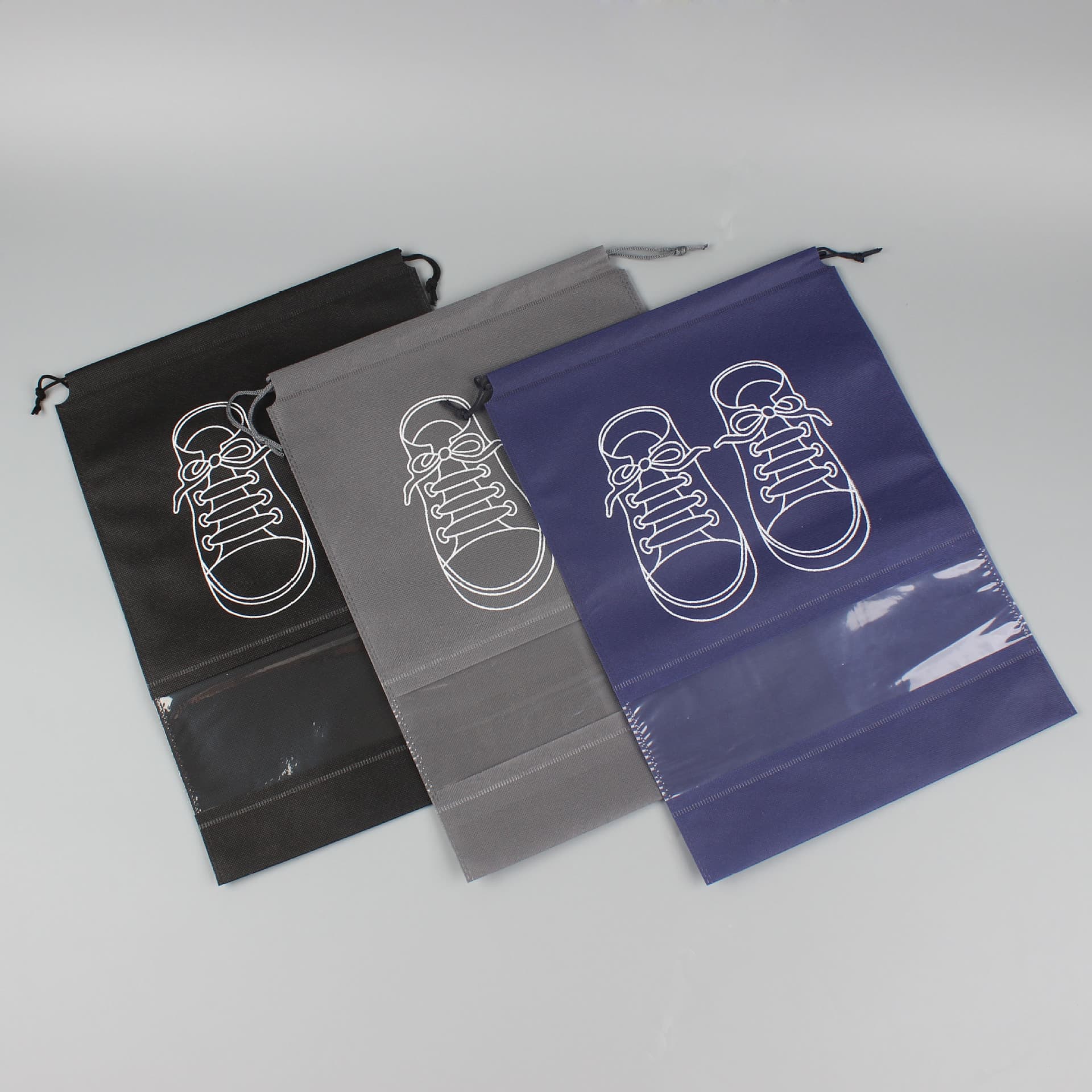 Shoe Cover and Bag Storage Organizer for Home and Travel, Large and Medium Size Dustproof Shoe Bags