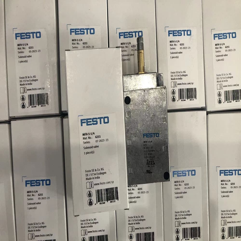 FESTO Festo Pneumatic Solenoid Valve MFH-3-5-1/4-1/8-1/2-3/8-L-B 15901 6420