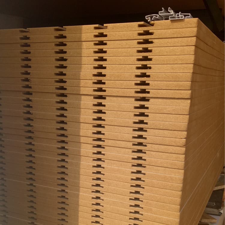 15mm/18mm MDF Grooved Board, DIY Pegboard, Space-Saving Storage Board, MDF Pegboard