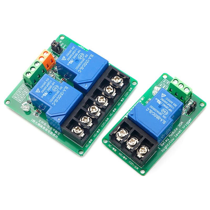 124-channel High/Low Level Trigger Relay Module 30A Smart Home PLC Automation Control 5V12V/24V