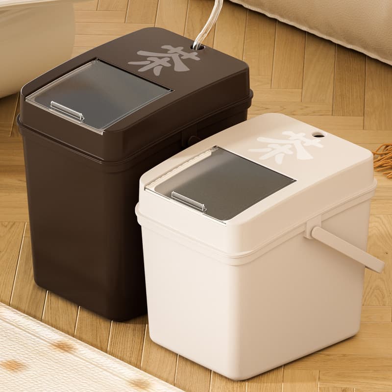 Household Chaoshan Tea Water Bucket Waste Water Bucket Dry-Wet Separation Kungfu Tea Set Accessories Tea Leaves Filter Garbage Can Tea Dregs Bucket