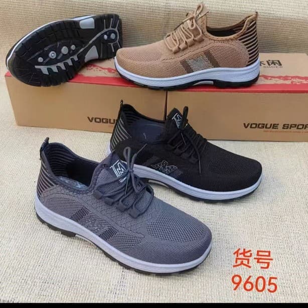 Men's Spring and Autumn Single Shoes, Cloth Shoes, Flyknit Flat Shoes, Lace Style, Polyurethane, Comfortable, Versatile, Trendy, Flat, Breathable