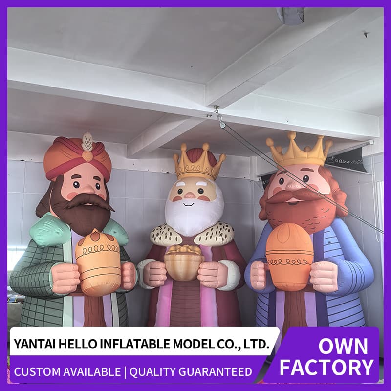 Hello Inflatable Custom King Combination Decoration Theme Party Event Simulation Direct Sale Inflatable Ventilation Model