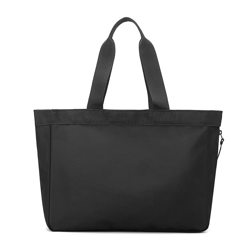 Stylish casual men's bag, trendy commuter shoulder bag, lightweight, water-resistant nylon cloth bag, large capacity travel tote bag